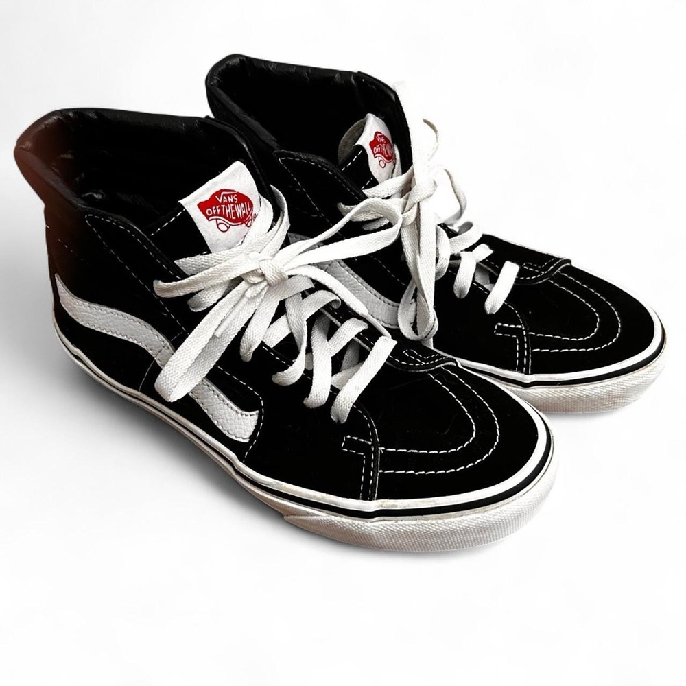 Vans y2k Sk8-Hi unisex shoes in black and white skateboard trainers shoes